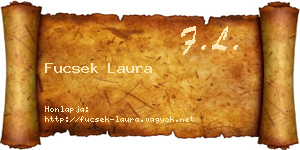 Fucsek Laura névjegykártya